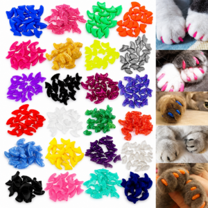 30Pcs Nail Caps: S Size (2.5-5Kg)