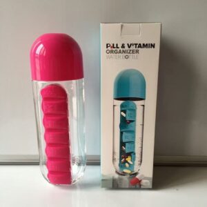 Pill Organizer Bottle (Pink)