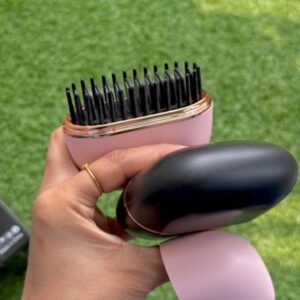 Wireless Portable Straight Hair Comb (Pink)