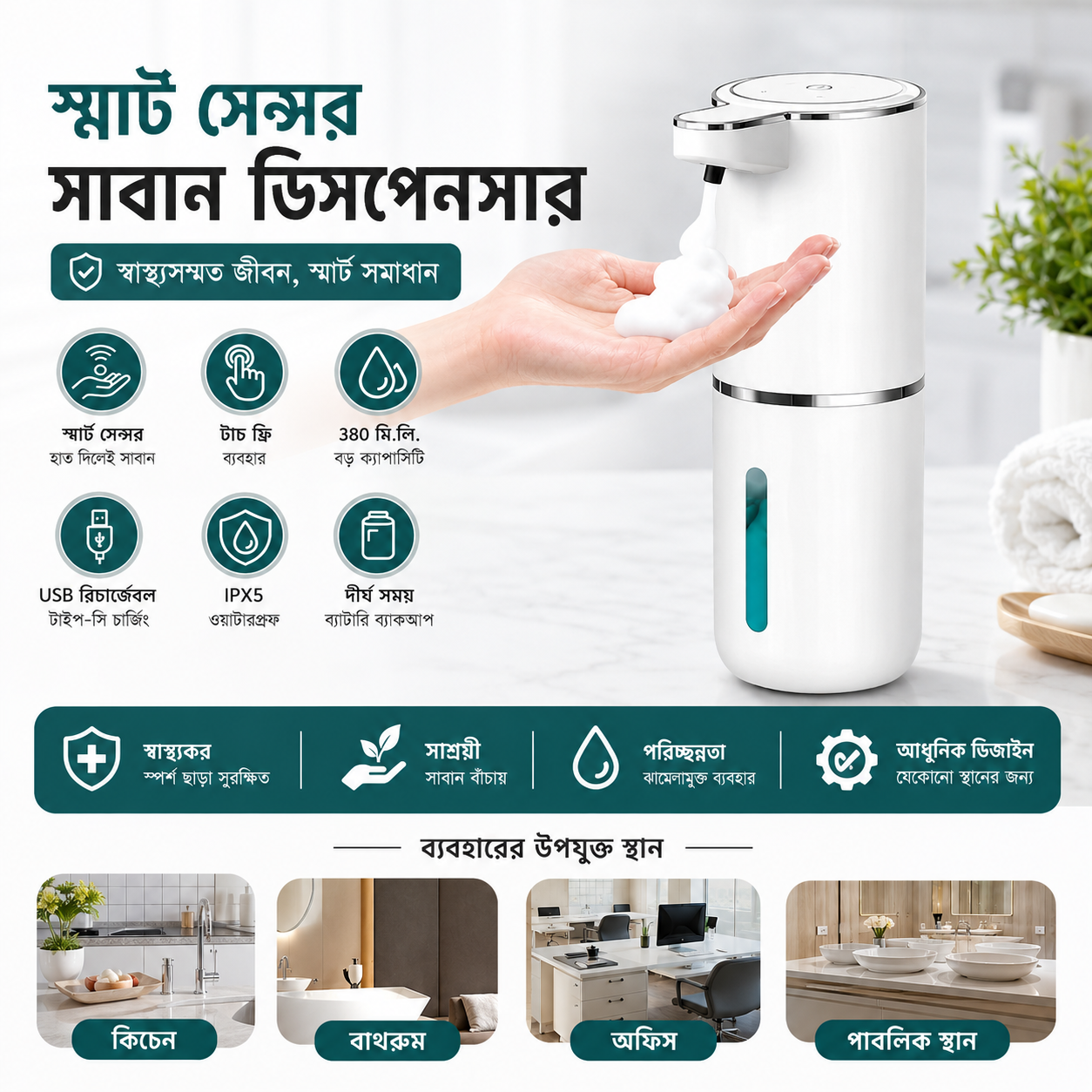 Soap Dispenser - বিভিন্ন এঙ্গেল