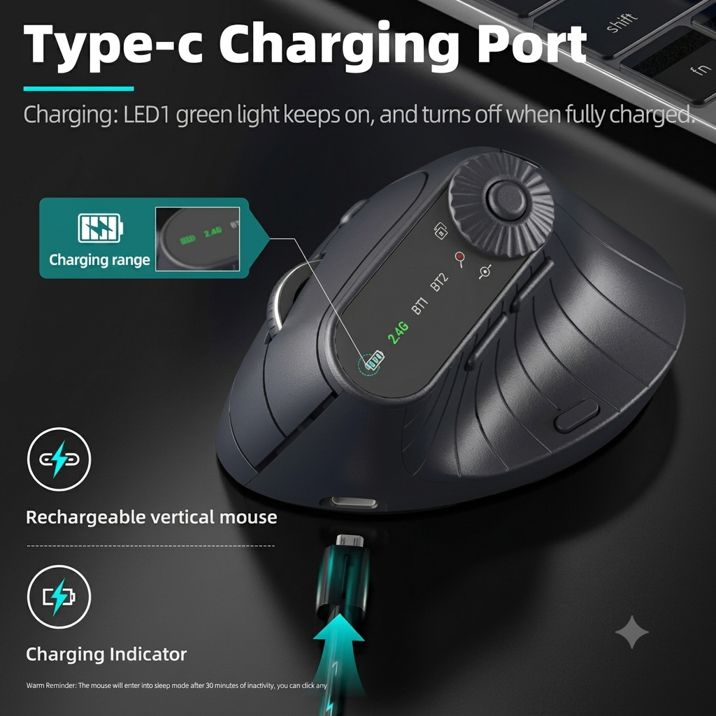 Type-C Charging Port Indicator info