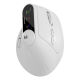 Monster Smart Ergonomic Vertical Mouse with LED Display-White