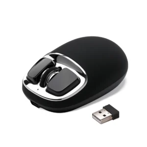 YUNZII C1 Silicone Mouse (Black)