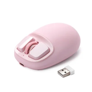 YUNZII C1 Silicone Mouse (Pink)
