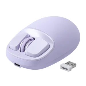 YUNZII C1 Silicone Mouse (Purple)