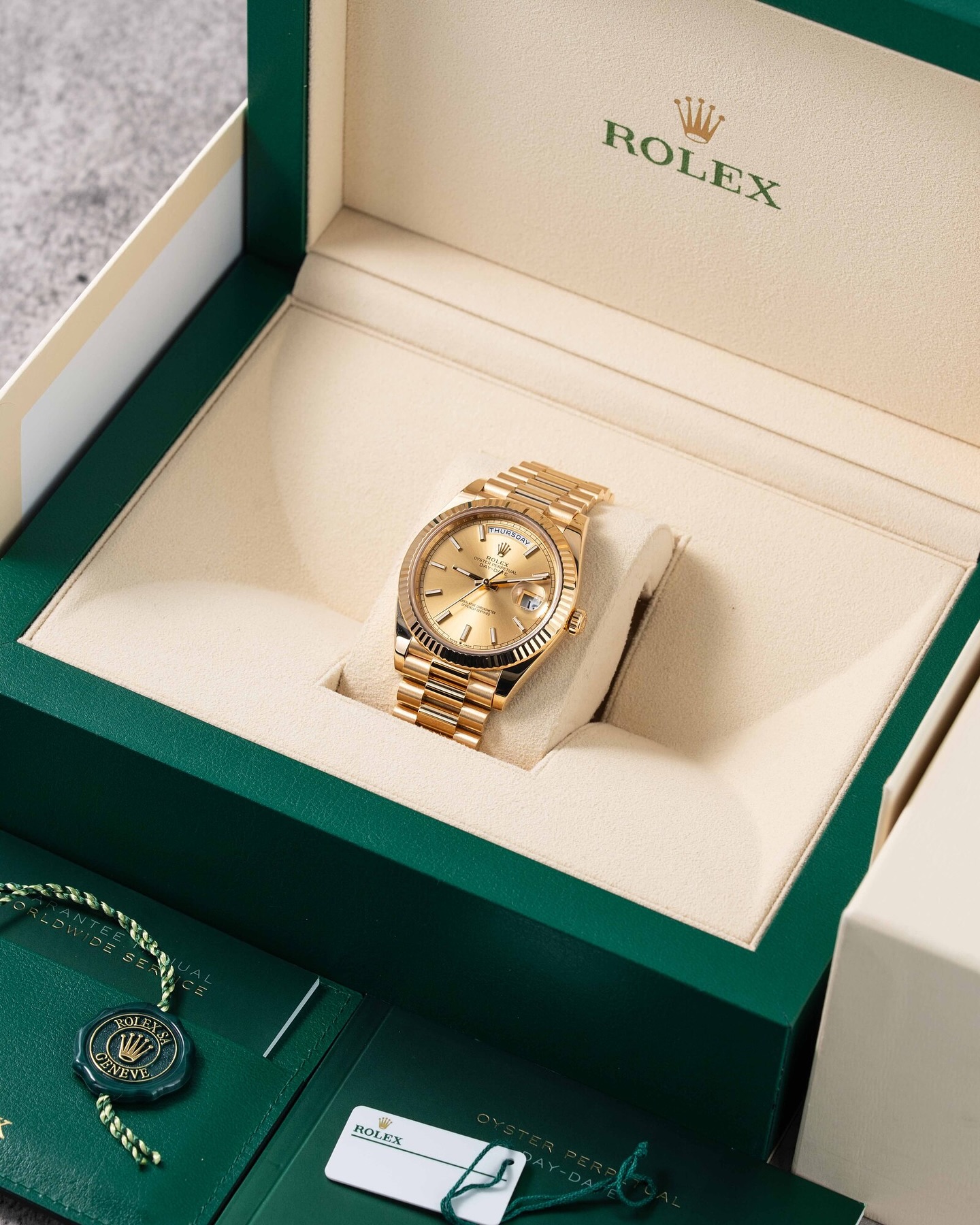 Watch top view